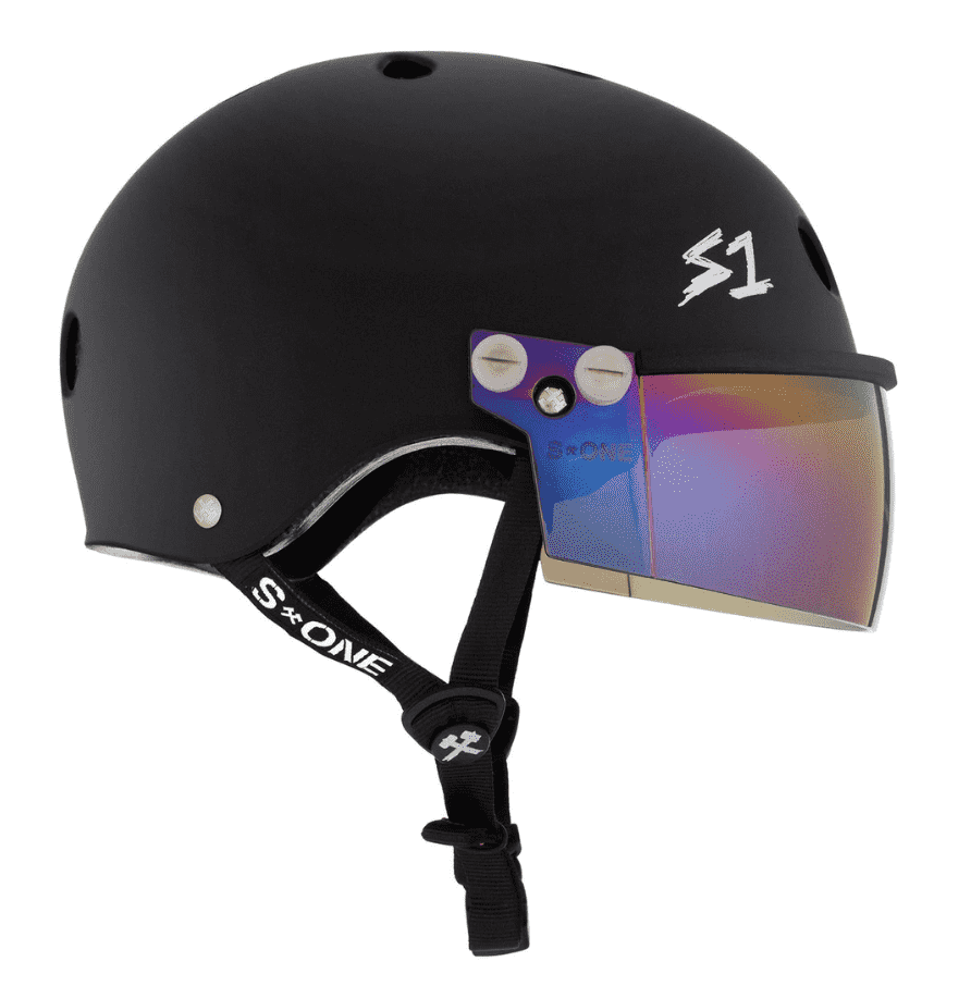 lcd shoei helmet visor Matte Black Visor Helmet by S1 Large 22′′